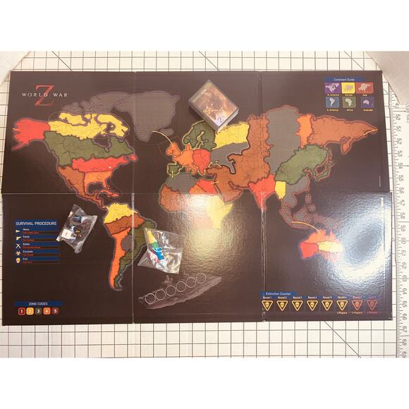 World War Z The Game Zombies University Games Tactical Strategy Board Unused - Picture 8 of 14